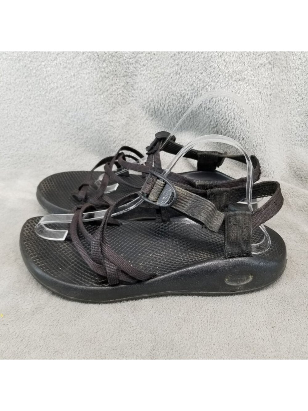 Chaco Shoes Womens Size 9 ZX2 Classic Black Strappy Sport Sandals *Read*